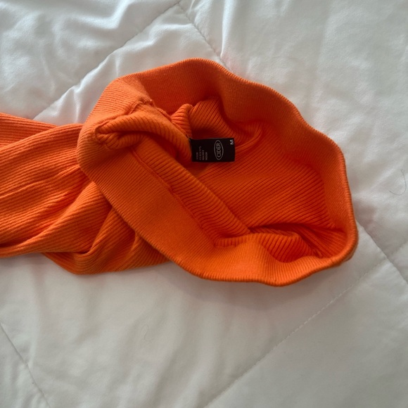 Cider Vibrant Orange Knit Skirt Set - Picture 6 of 6